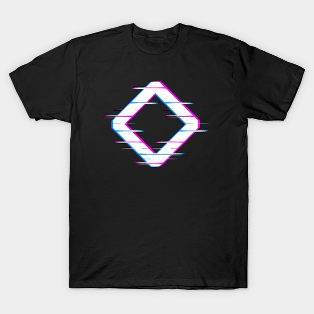 Glitch Diamond T-Shirt by Pixel Dreams